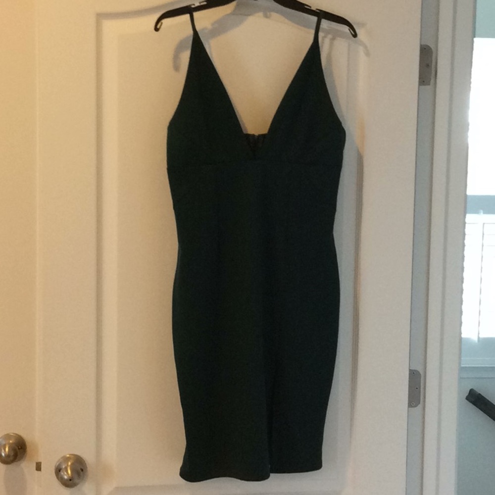 Hunter Green cocktail dress